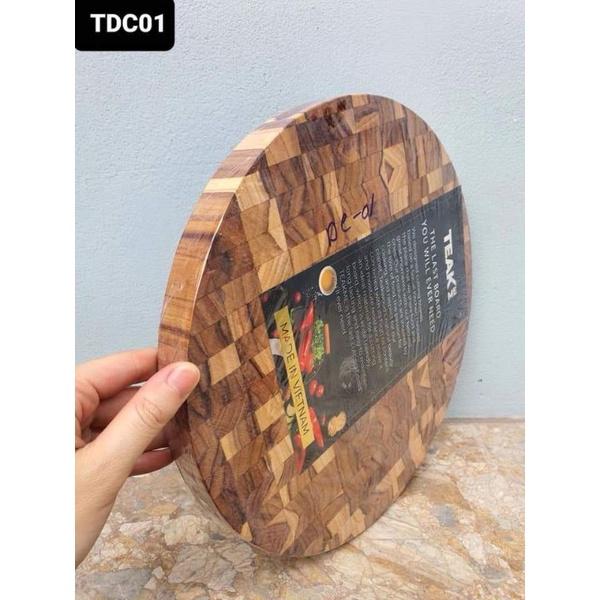 Thớt gỗ đầu cây Teak Kaiyo - hàng xuất Đức