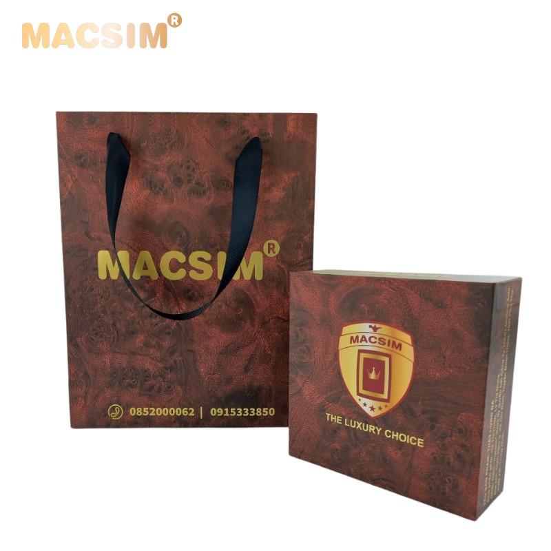 Thắt lưng nam - Dây nịt nam da thật cao cấp nhãn hiệu Macsim MS24