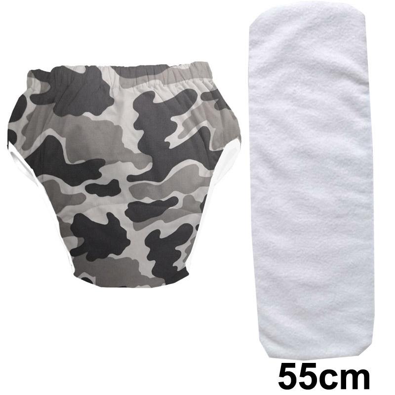 Người Lớn Tã Vải Hè Tiểu Tiện Thiếu Niên Tã Bao Với Miếng Lót Có Thể Tái Sử Dụng Lắp Bên Trong Lưới 35-85KG