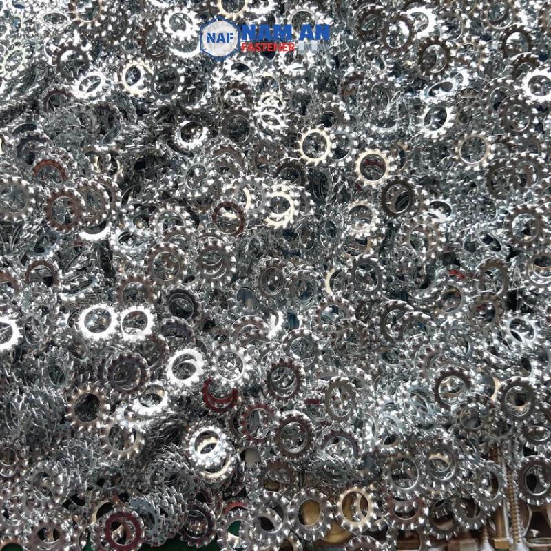 300 con Long đền gai M6, M8, tán long đen gai, long đền Mạ trắng hàng đẹp, chất lượng
