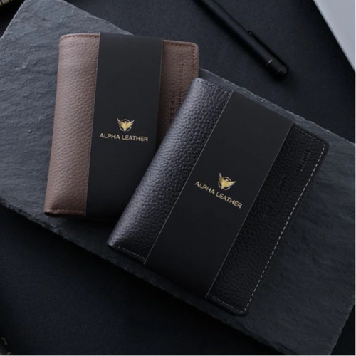 Ví Nam Dáng Đứng - Bóp Nam Da Bò Mehio Cao Cấp Tặng Kèm Hộp Và Túi - Ví Alpha Vip1