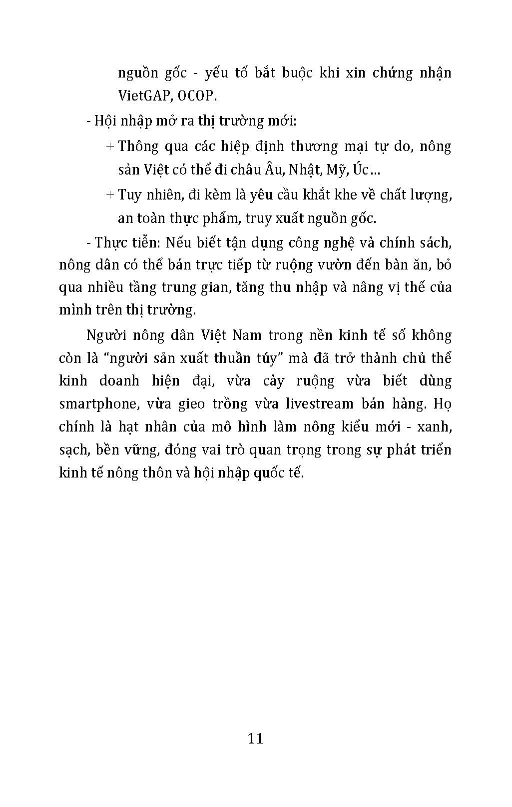 Làm Nông Kiểu Mới - Xanh, Sạch, Bền Vững: Chính Sách Cho Nông Dân Mới