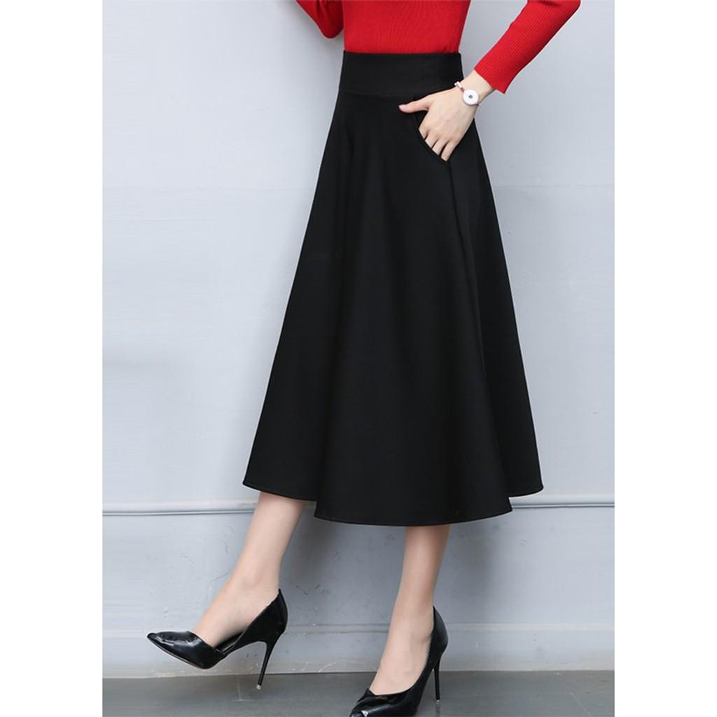 Chân váy 2 túi FROM DÀI