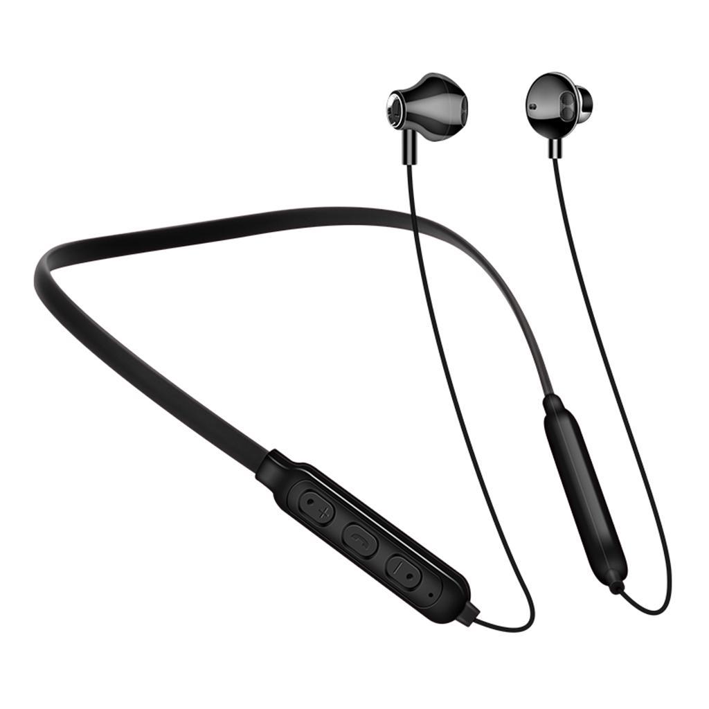 Wireless Bluetooth Headphones Waterproof Sports Headset In Ear w/Mic Black