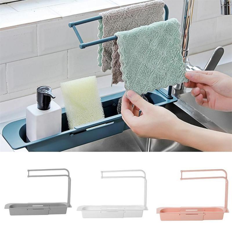 Có Thể Thu Vào Bồn Rửa Nhà Bếp 2 Tầng Có Lọc Bọt Biển Nồi Bàn Chải Áo Thoát Nước Có Giá Để Đồ Nhà Bếp Thanh Phản Chậu Rửa Bát Vật Dụng