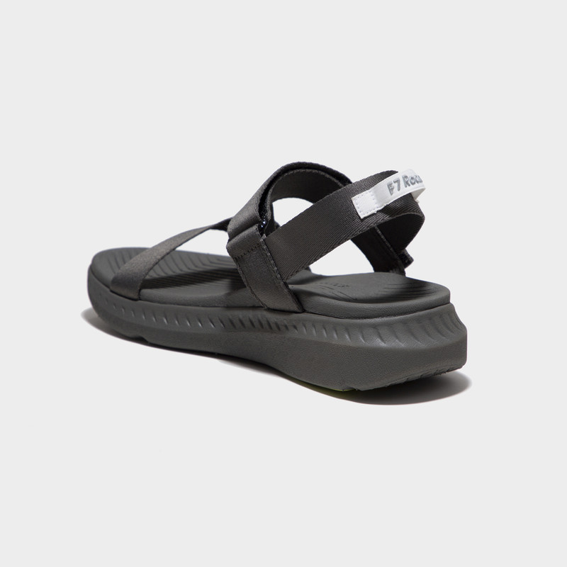 Giày Sandals Shondo F7 Racing Đế Xám Phối Xanh Dạ Quai Xám F7R2020