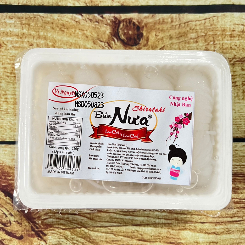 Bún nưa 0 Calo phù hợp Das/Keto/Low carb