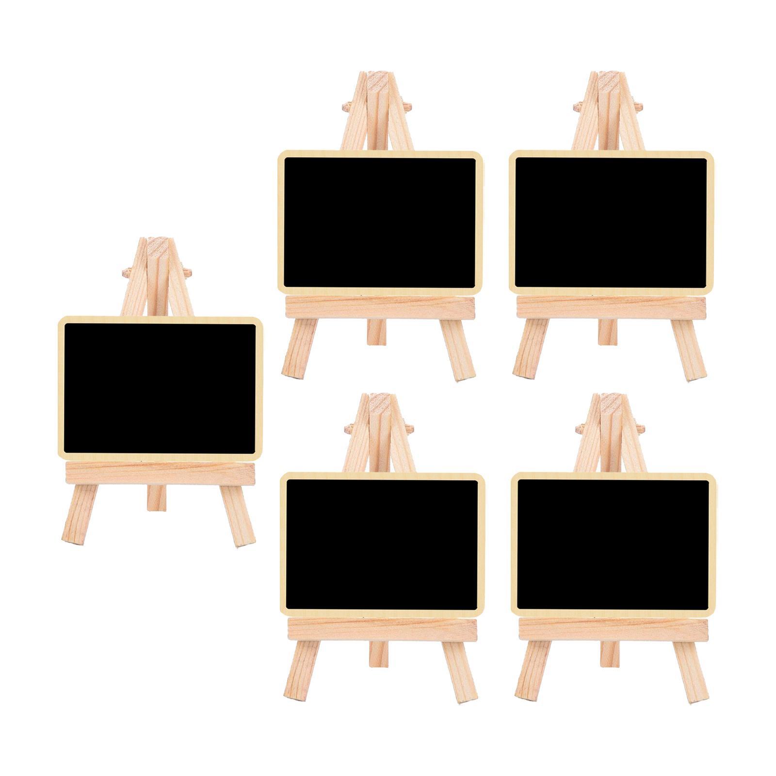 10 Pieces Blackboard Wedding Signs Wooden with Stands