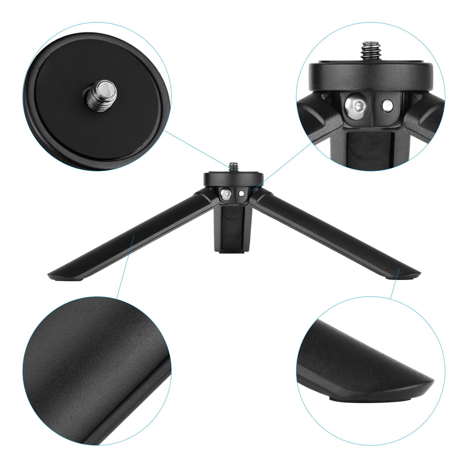 Chân đế kim loại để bàn mini 1/4 inch Vít cho điện thoại thông minh Ổn định Gimbal Tương thích với Feiyu G5 / G6 / G6