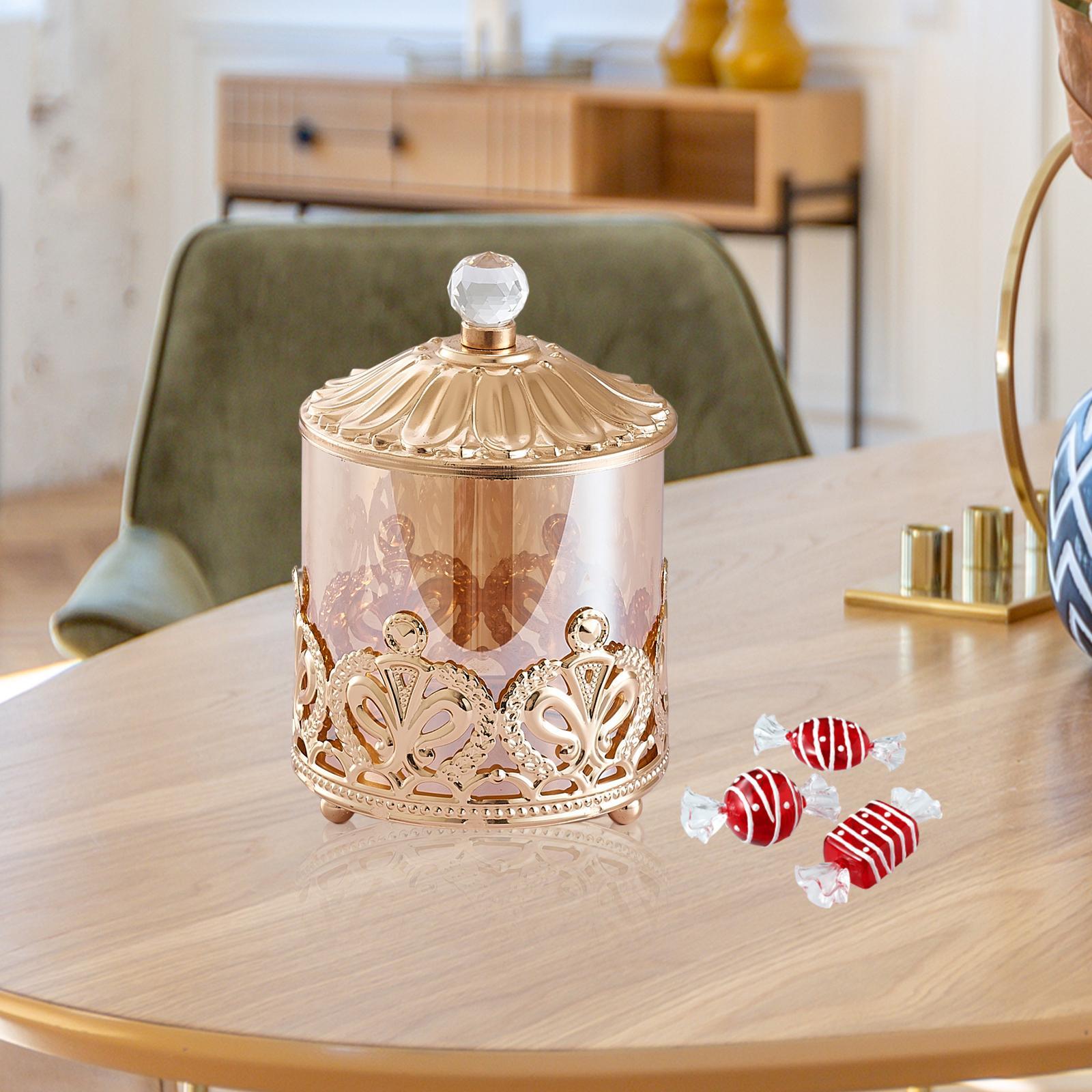 Glass Candy Jar Candy Dishes Cookie Jar for Living Room Party Holiday