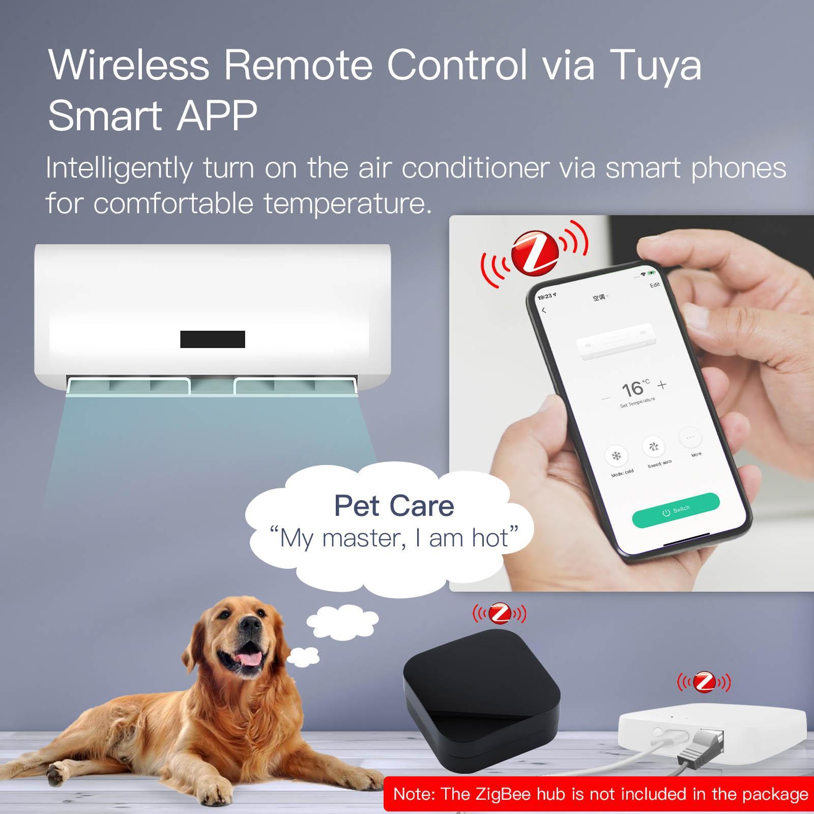 Zigbee IR Remote Controller Smart Home Infrared Remote Control for IR Appliances