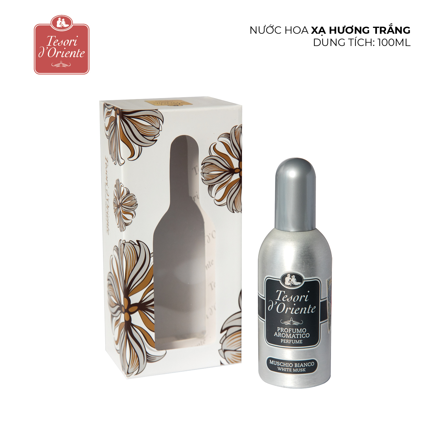 Nước Hoa Italia Tesori D'Oriente White Musk Tinh Chất Xạ Hương Trắng