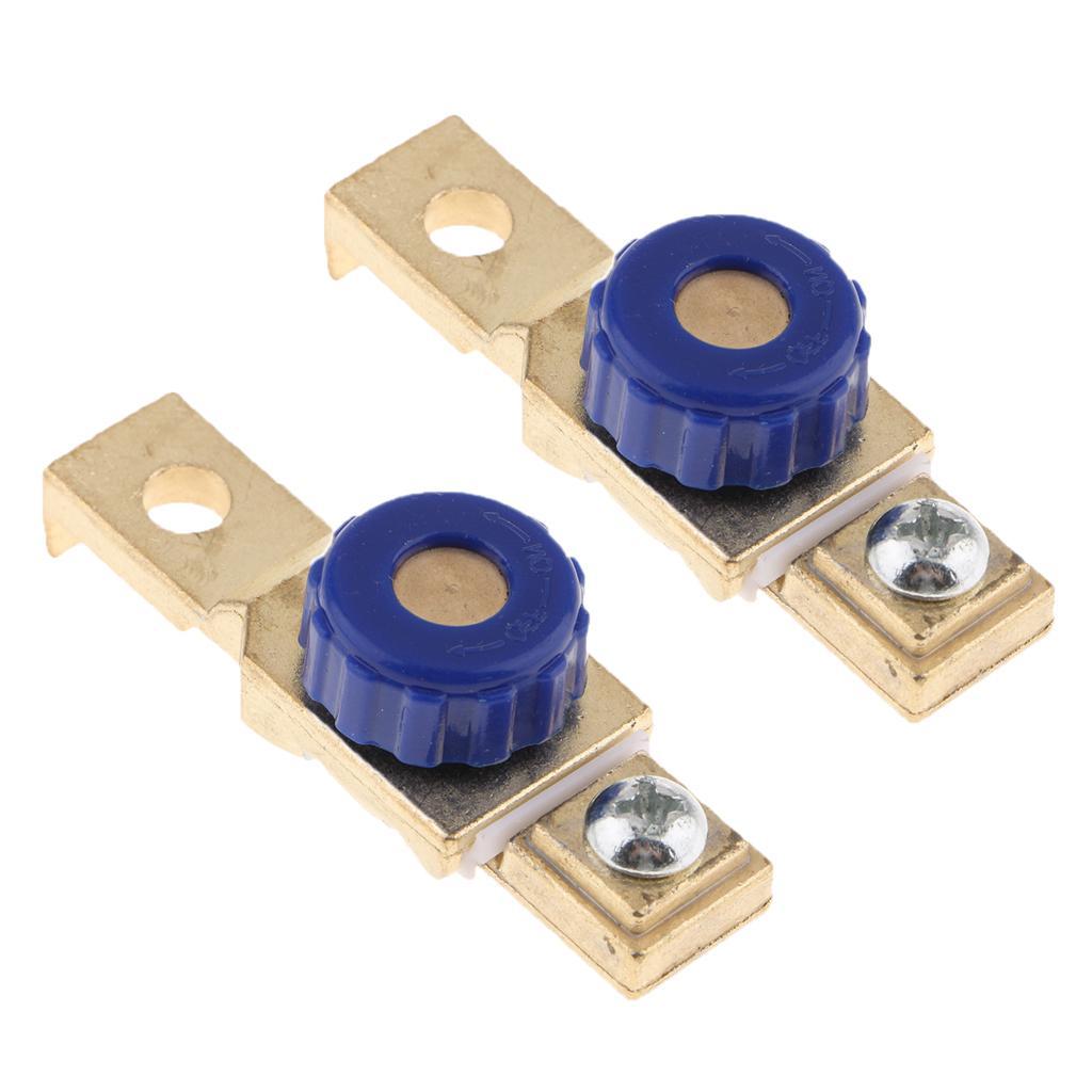 2PCS Motorcycle Battery Power On-Off Shut Switch Battery Isolator Swtich