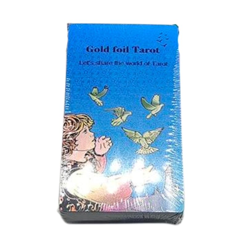 (Size Gốc) Bộ Bài Gold Foil Tarot Hộp Gập