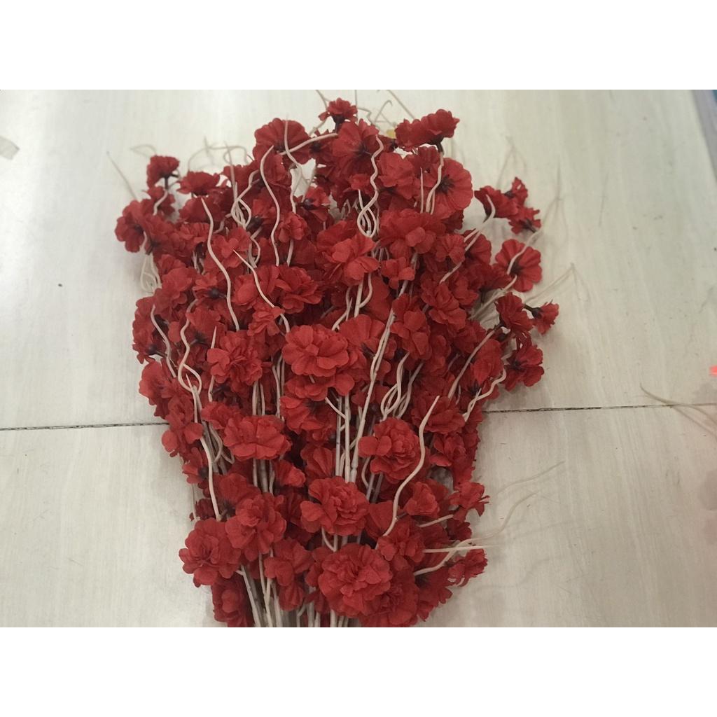 Combo 10Cành Hoa Mai,Hoa Đào Râu đẹp 100cm