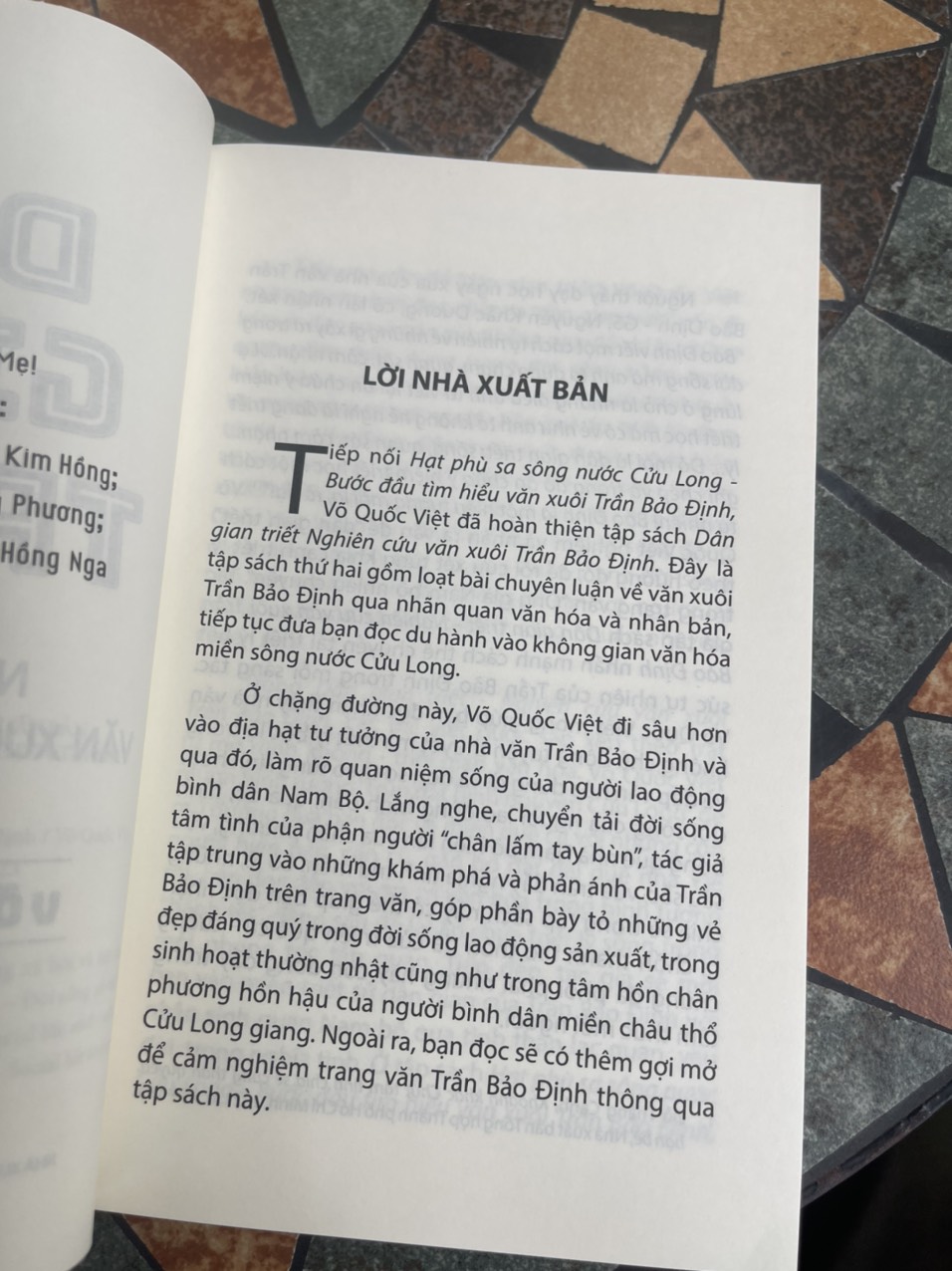 DÂN GIAN TRIẾT - Nghiên cứu văn xuôi Trần Bảo Định - Võ Quốc Việt – Nxb Tổng hợp Tp Hồ Chí Minh