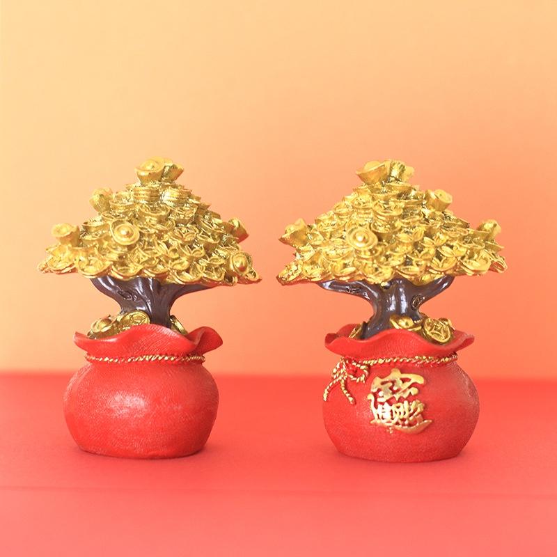 Chậu cây kim tiền size 8cm may mắn tài lộc