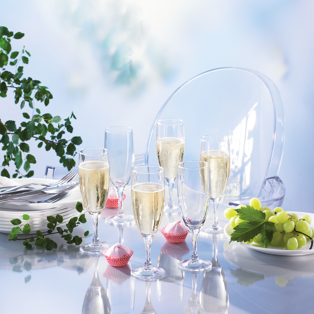 Bộ 6 Ly Champagne Thuỷ Tinh Luminarc Elegance 170ml - LUEL12063