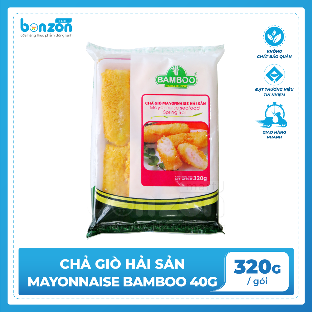 Chả giò hải sản mayonnaise Bamboo 320gr