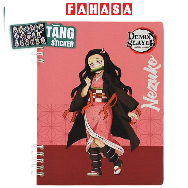 Sổ Lò Xo A5 - Kẻ Ngang - 120 Trang 100gsm - Nhân Vật Demon Slayer - Thiên Long MB-023/DS - Nezuko