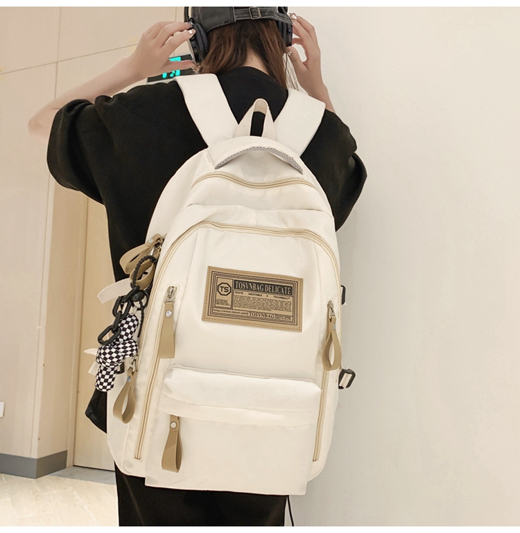 Balo nam nữ Retro BH Kids phong cách Âu Mỹ, vải Oxford chống thấm nước BHS102