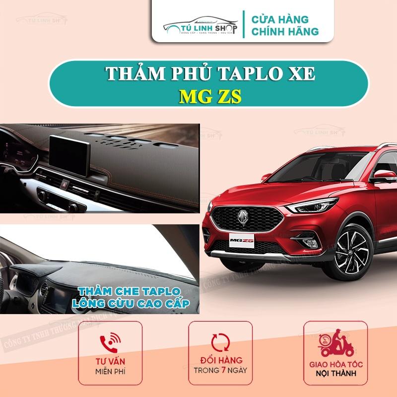 Thảm taplo MG ZS bằng lông Cừu 3 lớp hoặc Da Cacbon
