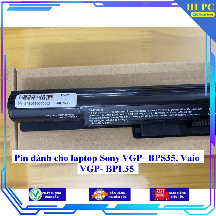 Pin dành cho laptop Sony VGP- BPS35 Vaio VGP- BPL35 - Hàng Nhập Khẩu
