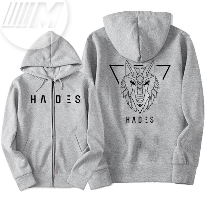 SALE- Áo Khoác Hoodie Hades Sói Chất Nỉ Bông Siêu Ấm - mẫu siêu HOT