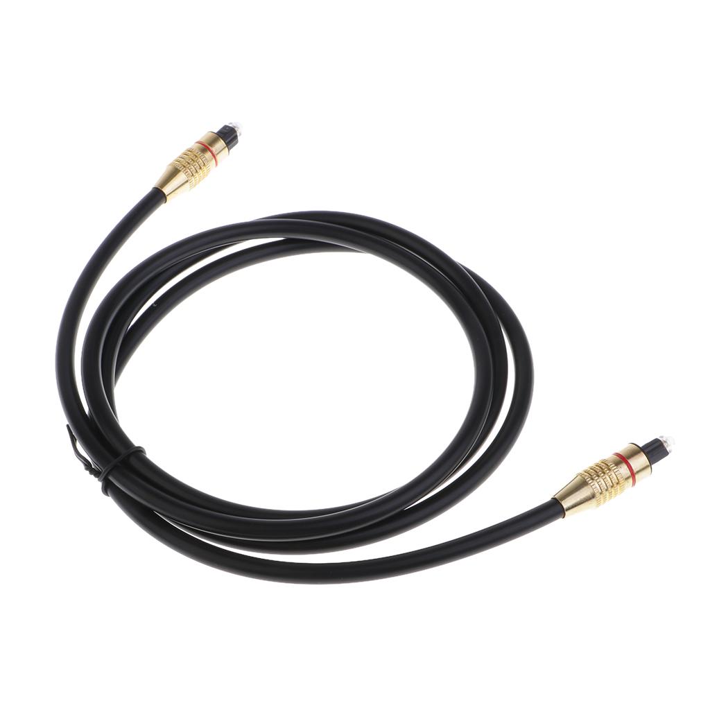 Ultra Slim Toslink Optical Digital Audio Cable OD:6.0mm Molded, Black