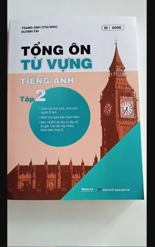 Combo Tổng ôn từ vựng Tiếng Anh (Tập 1 + Tập 2) - MoonBook