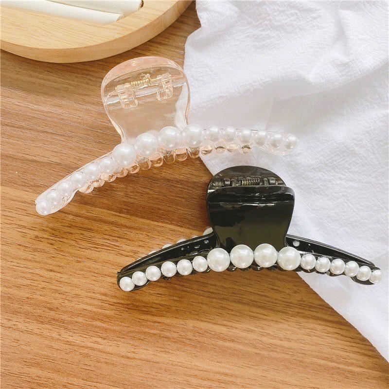 Kẹp cặp càng cua đính hạt size to - Phụ kiện tóc, dây buộc tóc cho nữ