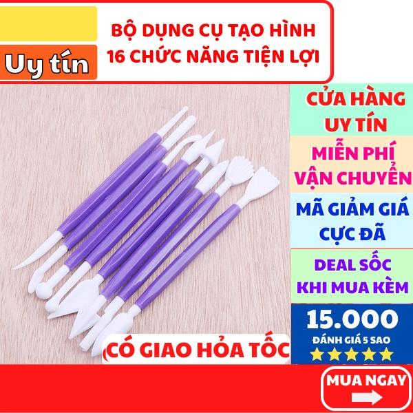 Bộ tạo hình đất sét 16 chức năng tiện dụng