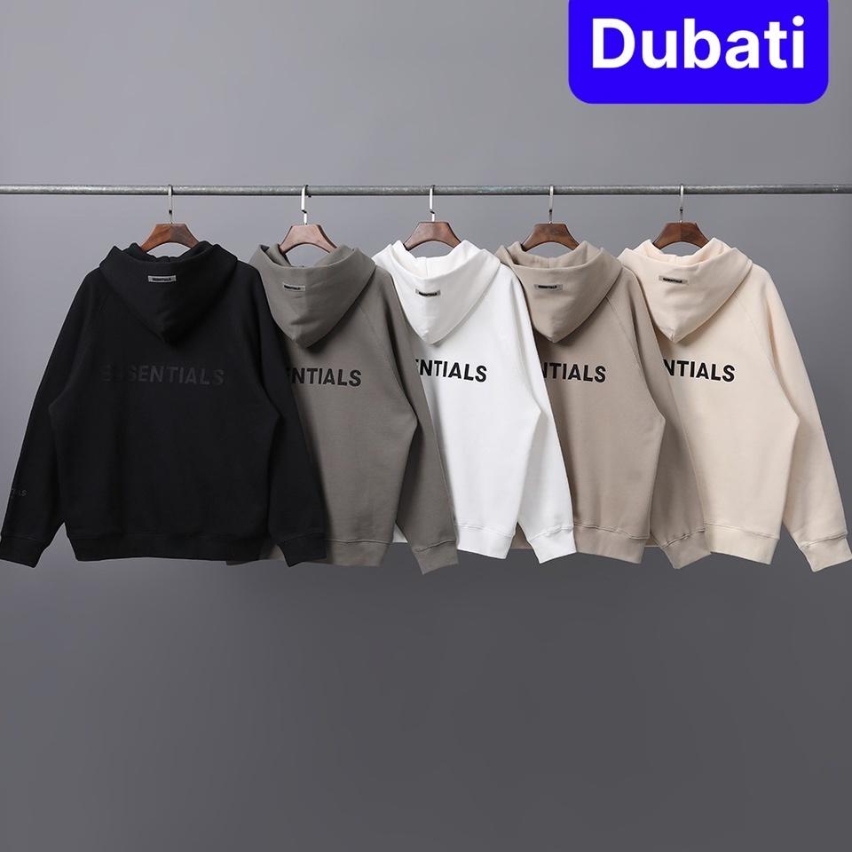 ÁO KHÓAT NỈ DÂY KÉO ESSENTIAL, ÁO HOODIE NAM NỮ PHONG CÁCH NHẬT BẢN SANG CHẢNH- DUBATI FASHION