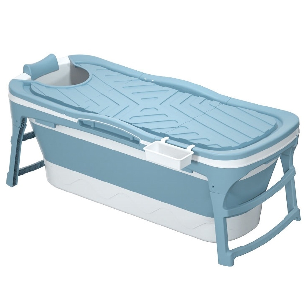 Bồn Tắm Gấp Gọn Thông Minh Seka 1m28 Có Nắp Đậy - Hàng Chính Hãng
