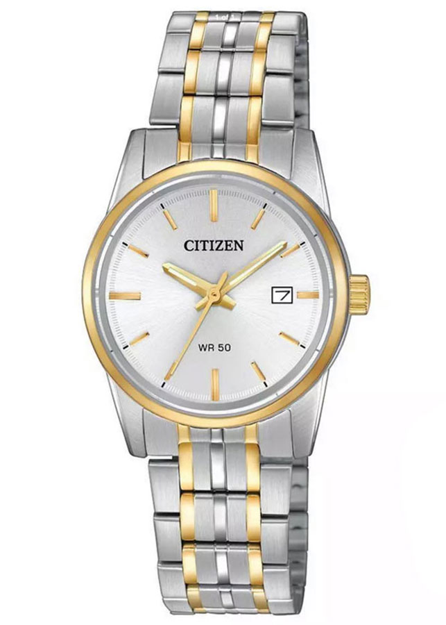 Đồng Hồ Nữ Citizen Dây Thép Không Gỉ EU6004-56A - Mặt Trắng