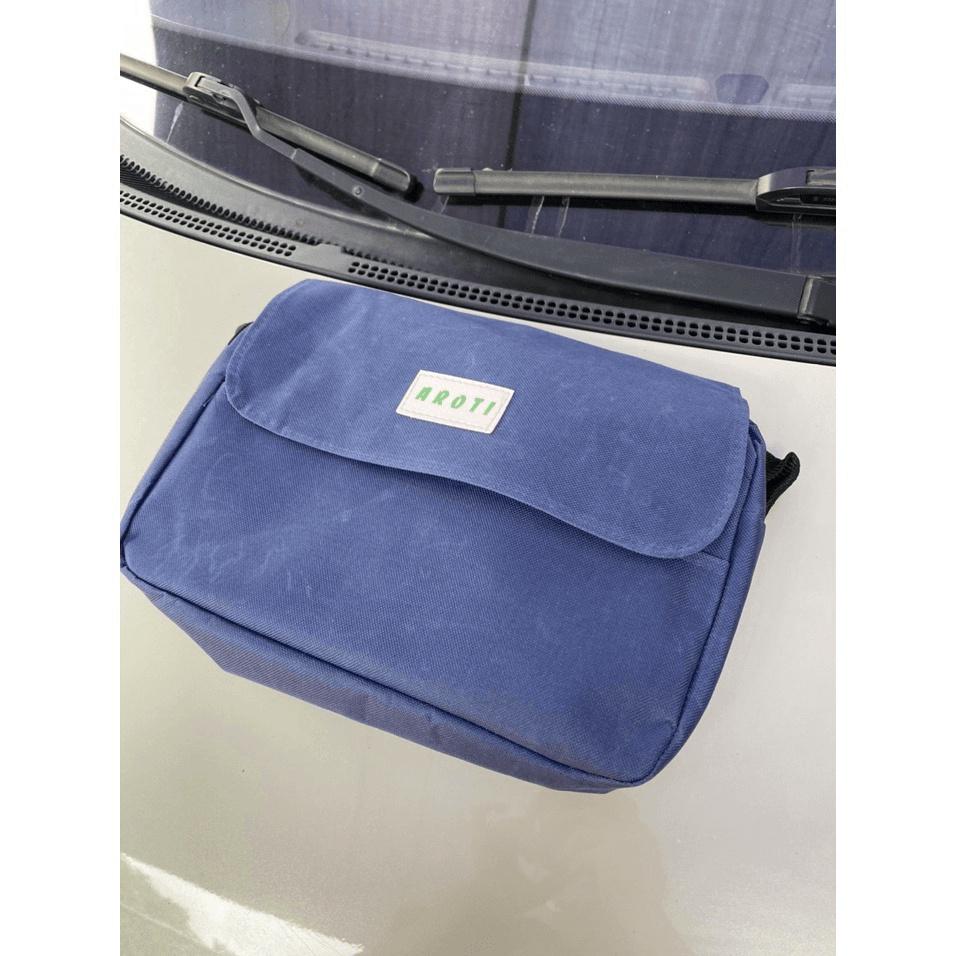 Túi đeo chéo nam nữ Messenger vải Oxford nhập khẩu thương hiệu aroti TA601 XANH