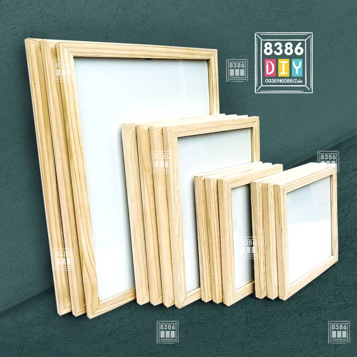 Bộ 3 khung ảnh A3 treo tường trang trí giá rẻ siêu đẹp bằng gỗ thông thật