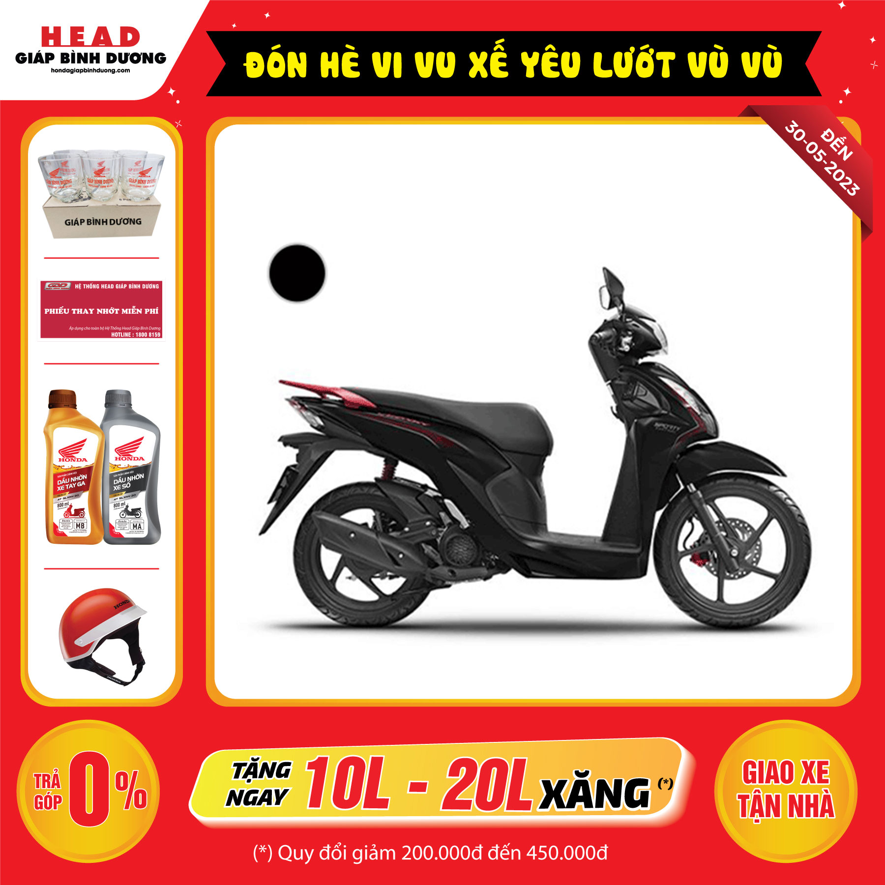 Xe máy Honda Vision 2023 - Phiên bản Thể thao