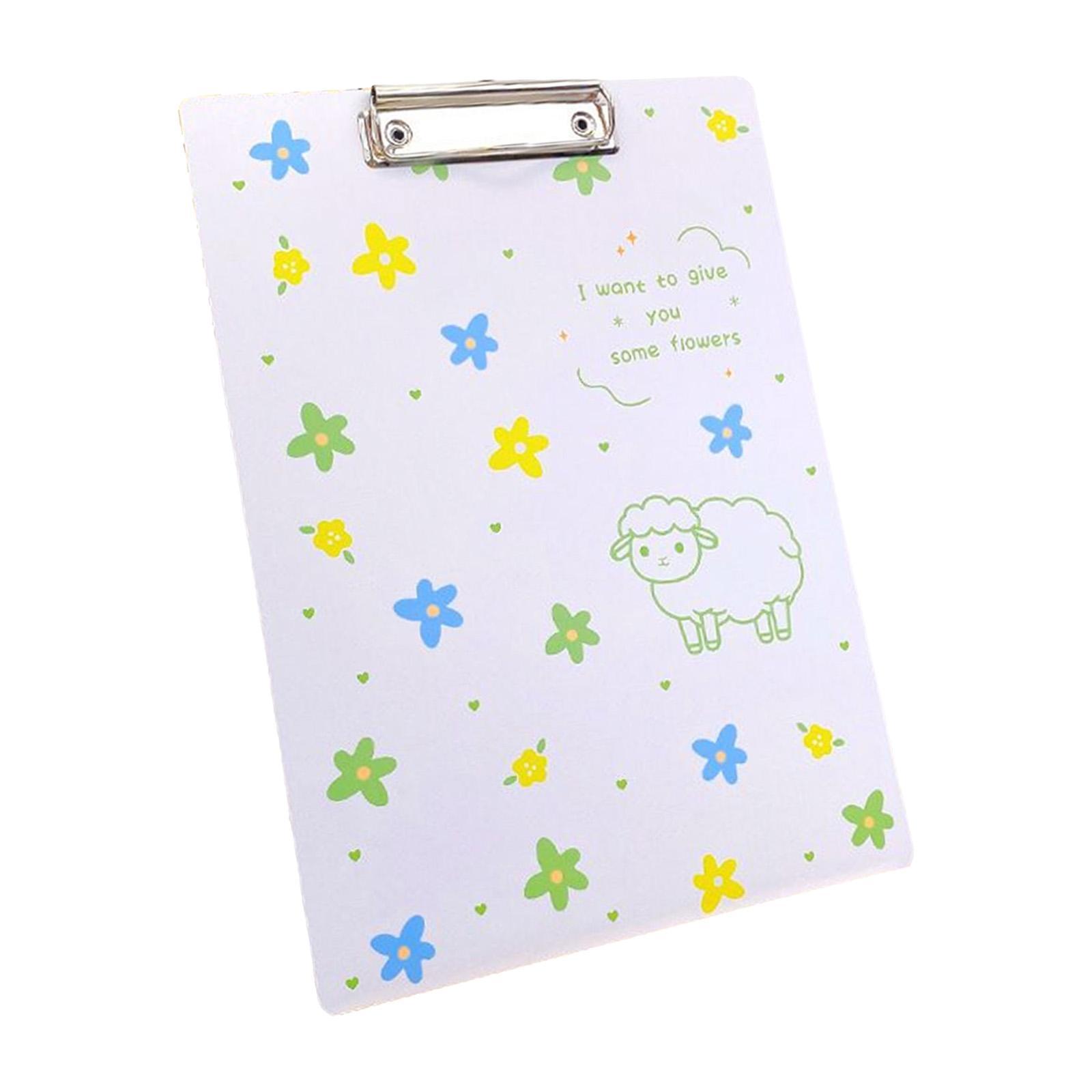 2PCS Cute Clipboard Fastener File Folders Gifts Creative for Home Office