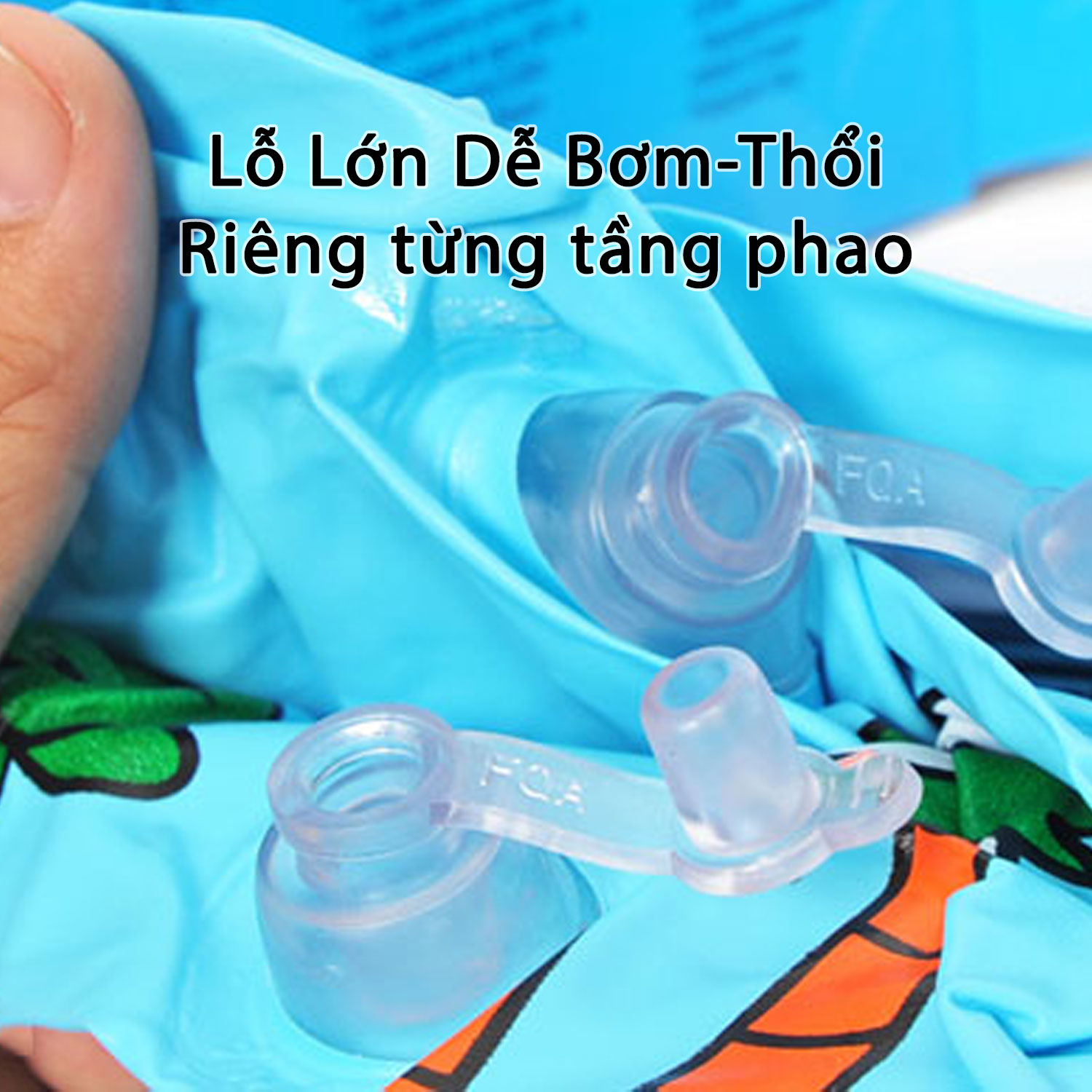 Hồ Bể Bơi 2 Tầng Cho Bé Kích Cỡ 120*95*32cm - Giải Nhiệt Mùa Hè - Vui Chơi Cả Ngày - KDHS-BB2T