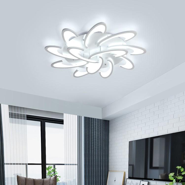 Đèn trần - đèn LED ốp trần - đèn trần trang trí 12 cánh hiện đại