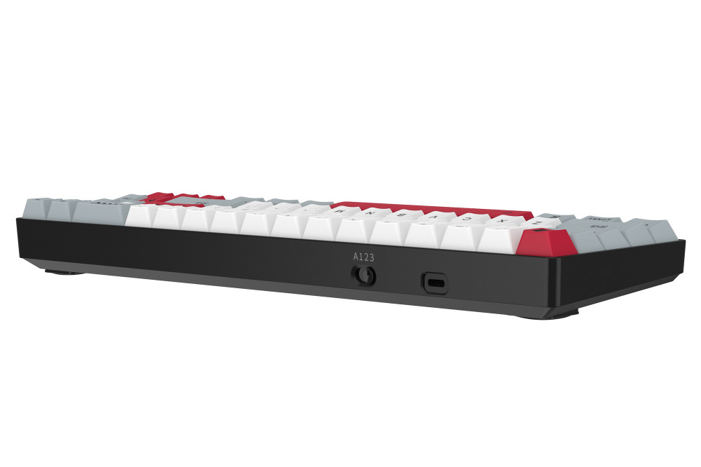 Bàn phím cơ không dây DAREU EK871 GREY-WHITE 71KEY (PBT, Blue/ Brown/ Red D-KAILH switch) - Hàng chính hãng