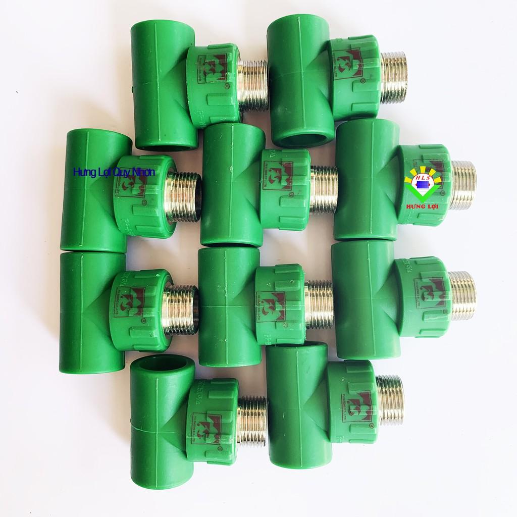 Tê ren ngoài ống nước nóng PPR phi 25-32 - phụ kiện ống nước nóng, lạnh