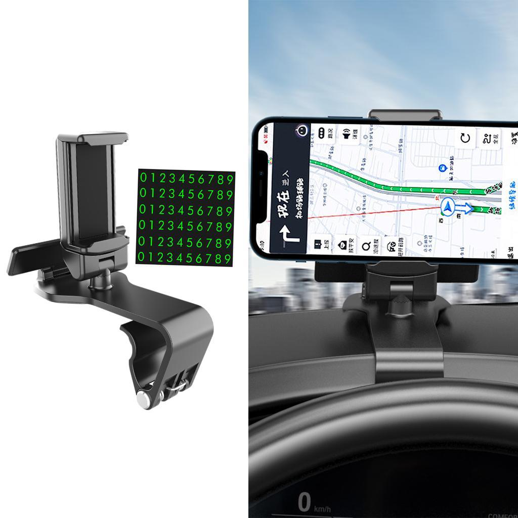 Car Phone Holder Mount Mobile Phone Stand Bracket for 4.7-7.2'' Phone