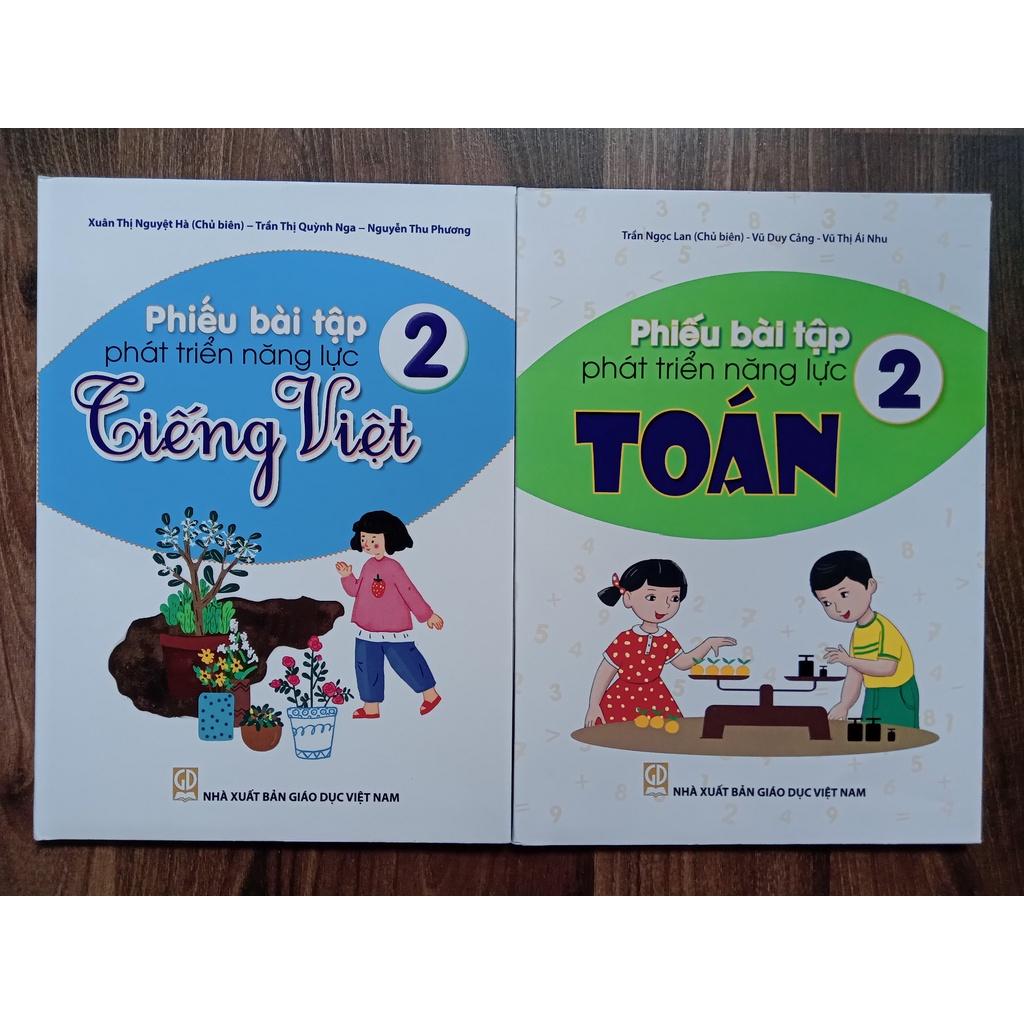 Sách Phiếu bài tập phát triển năng lực Toán lớp 2