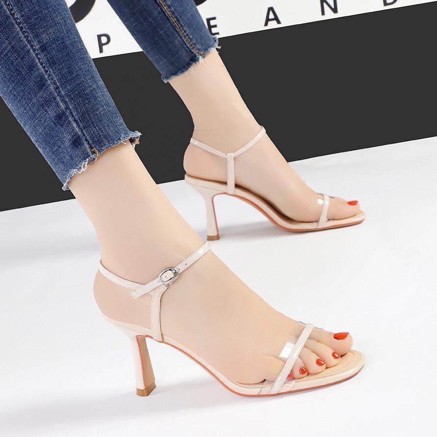 Sandal quai 7p quai trong quí phái phong cách Hàn Quốc LC_S25