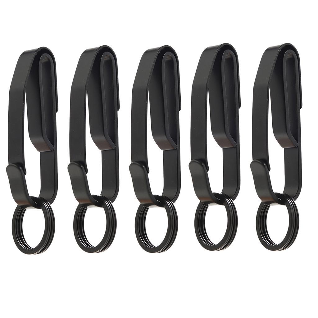 Pack of 5 Stylish Clip Buckle with Key Release Waist Belt Clip