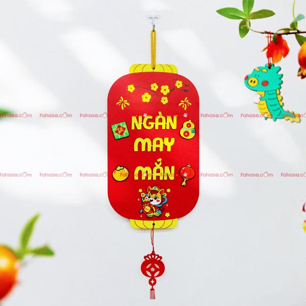 Bảng Gỗ Chữ Ngày May Mắn - Trang Trí Tết - Bách Mộc