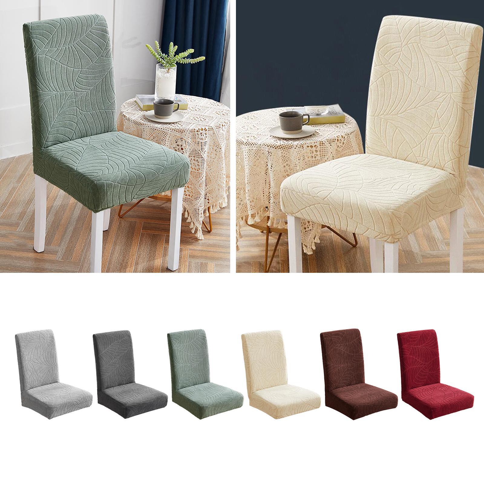 Dining Chair Covers Washable Chair Slipcover Removable Protector Green