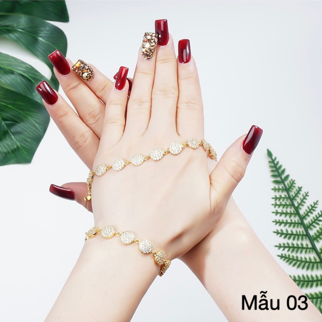 Lắc Tay Nữ Thời Trang Hàn Quốc Mạ Vàng 24K